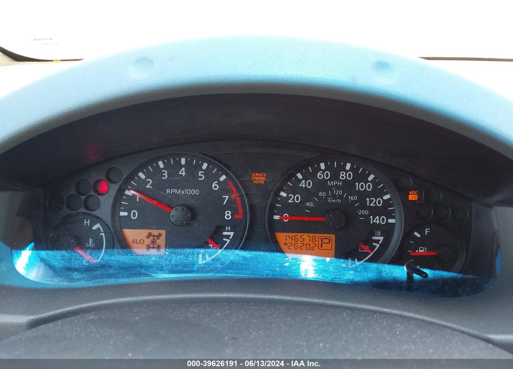 2008 NISSAN XTERRA S VIN: 5N1AN08WX8C507296