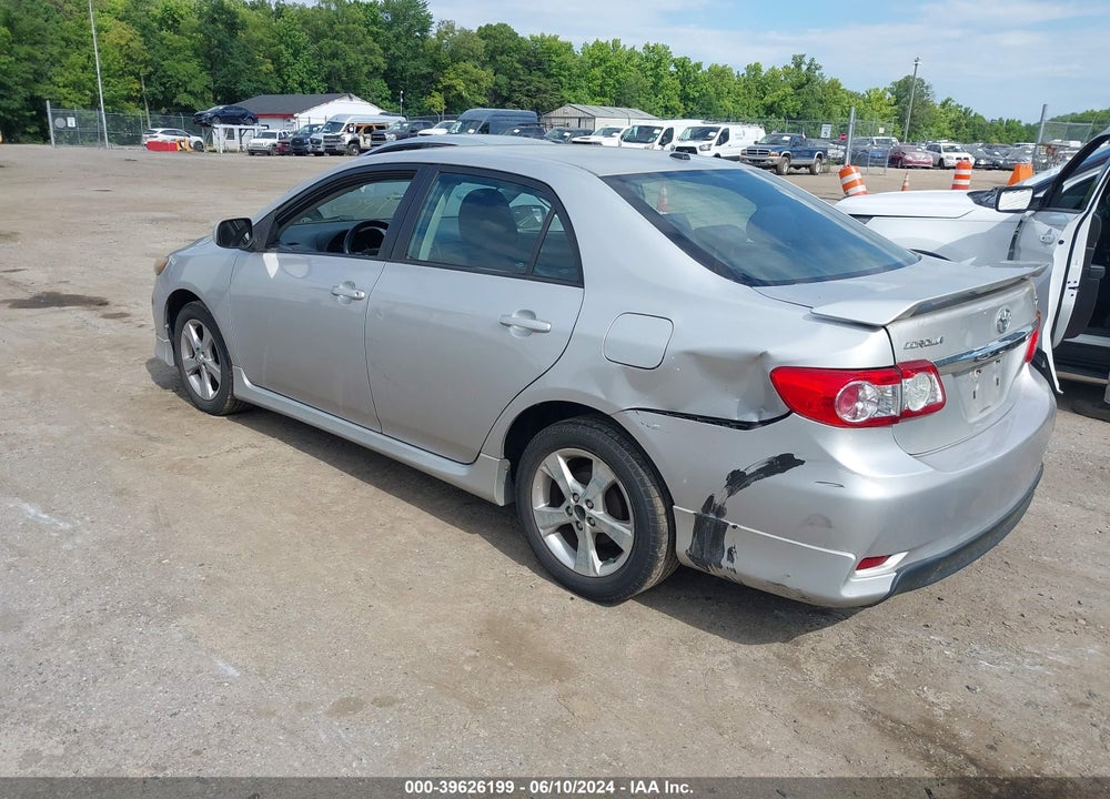 2011 TOYOTA COROLLA S VIN: 2T1BU4EEXBC741001