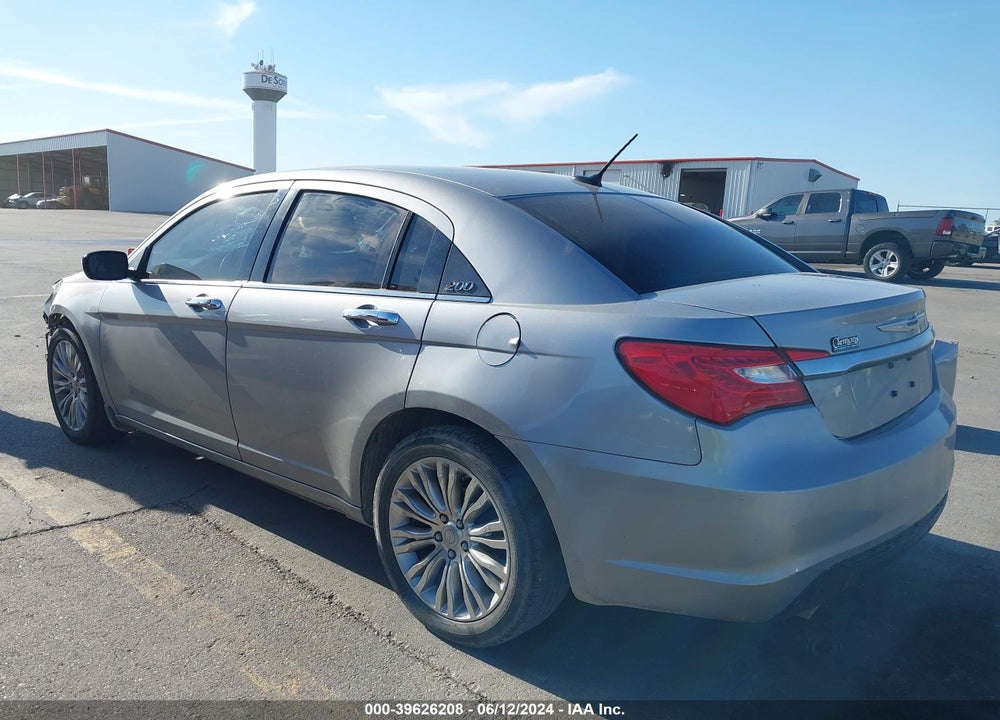 2013 CHRYSLER 200 LIMITED VIN: 1C3CCBCG3DN510347