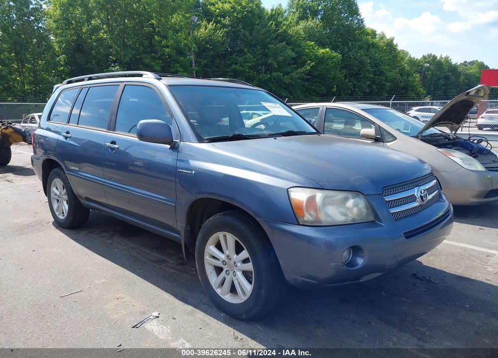 2006 TOYOTA HIGHLANDER HYBRID LIMITED V6 VIN: JTEEW21A160029289