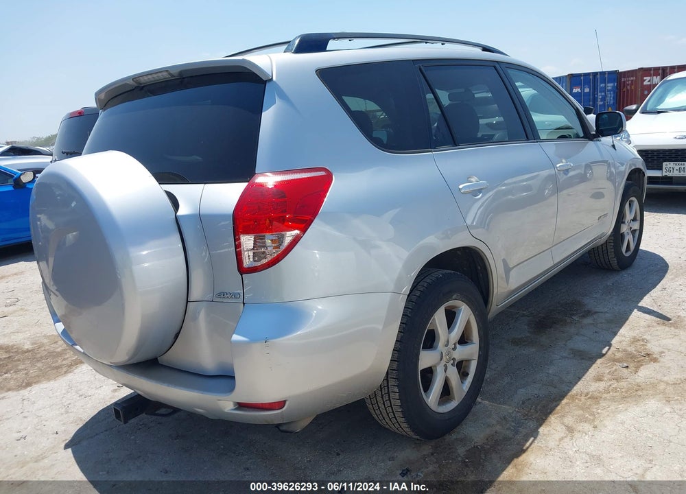2008 TOYOTA RAV4 LIMITED VIN: JTMBD31V986072204