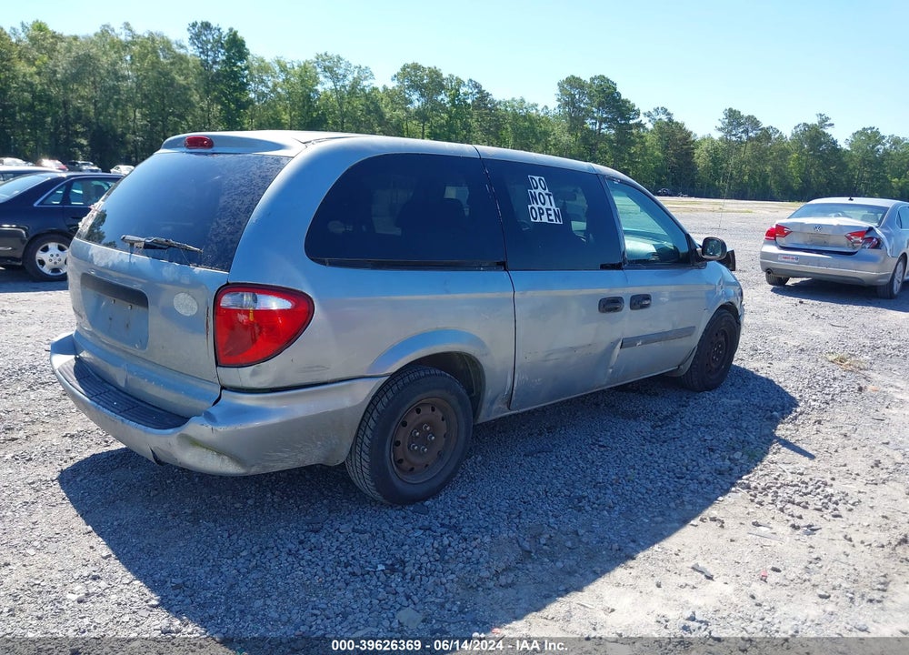 2005 DODGE GRAND CARAVAN SE VIN: 1D4GP24E45B292374