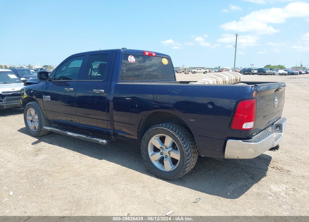2019 RAM 1500 CLASSIC TRADESMAN QUAD CAB 4X2 6'4 BOX VIN: 1C6RR6FG9KS586037