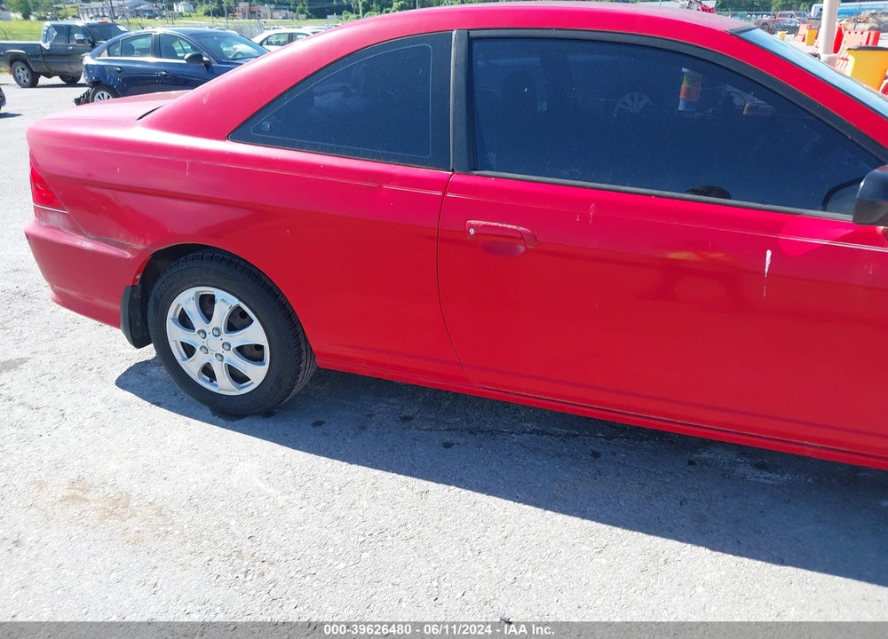 2004 HONDA CIVIC LX VIN: 1HGEM22574L032495