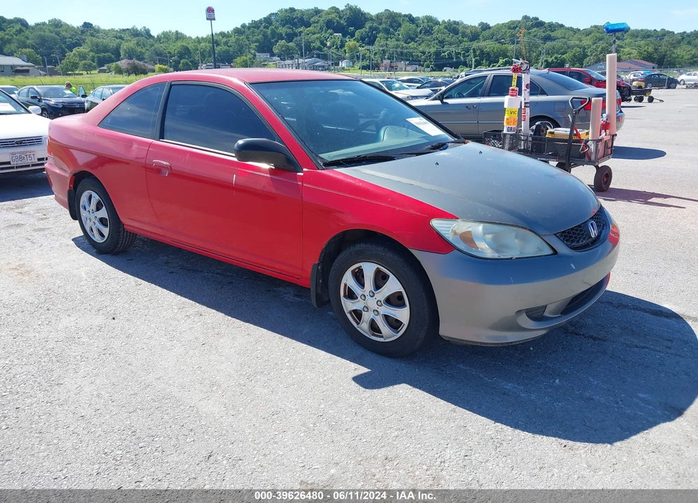 2004 HONDA CIVIC LX VIN: 1HGEM22574L032495