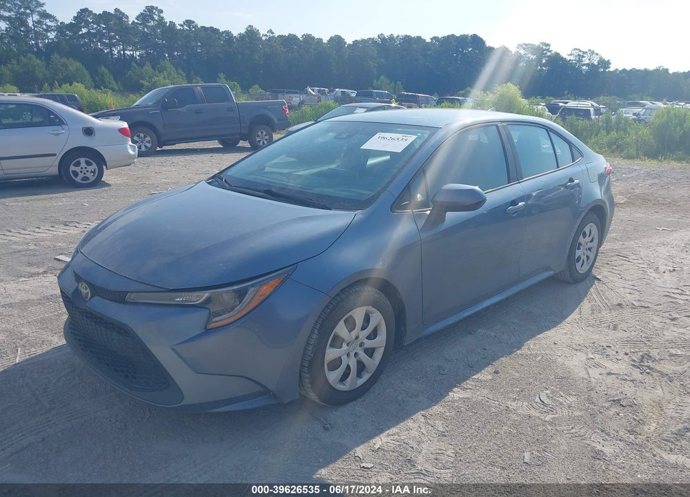 2021 TOYOTA COROLLA LE VIN: 5YFEPMAE7MP150993
