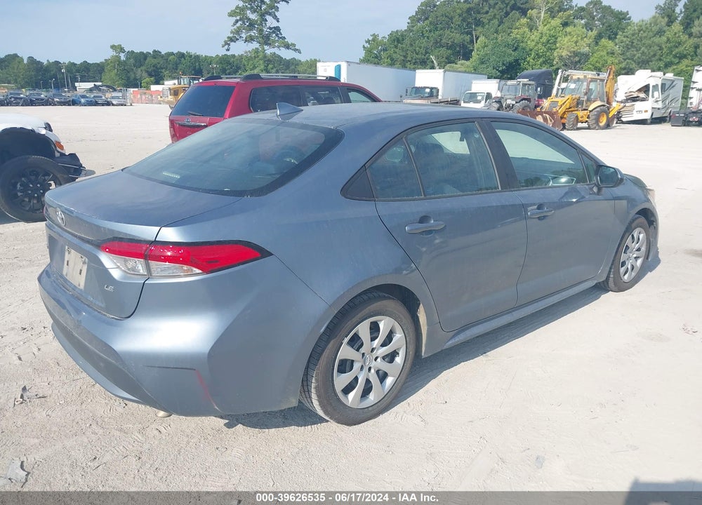 2021 TOYOTA COROLLA LE VIN: 5YFEPMAE7MP150993