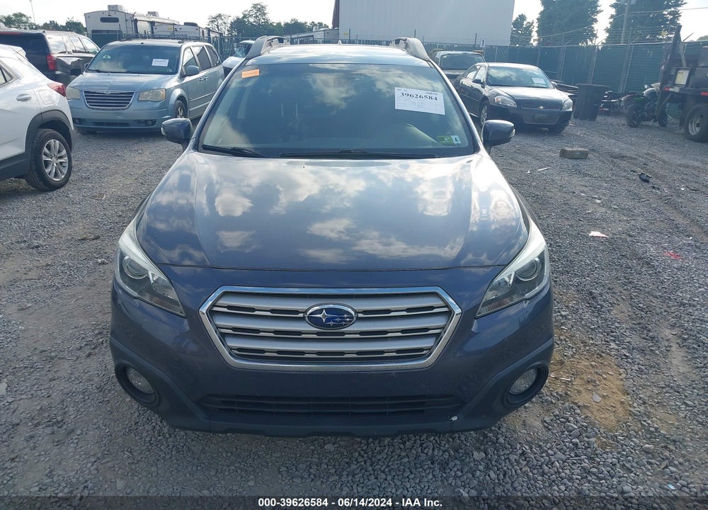 2017 SUBARU OUTBACK 2.5I PREMIUM VIN: 4S4BSAHC5H3243073