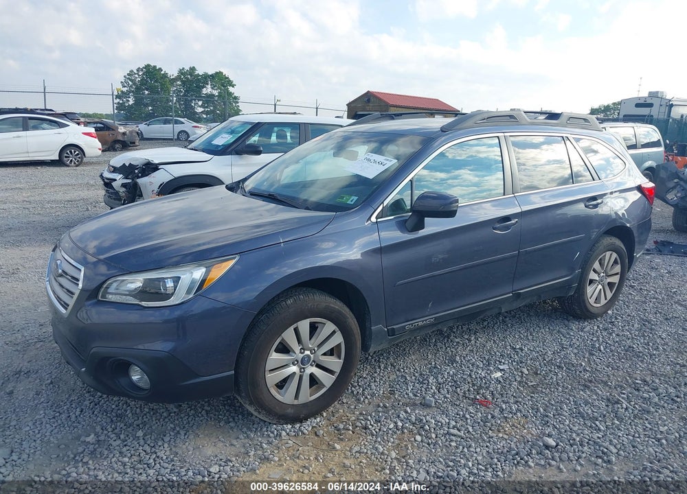 2017 SUBARU OUTBACK 2.5I PREMIUM VIN: 4S4BSAHC5H3243073