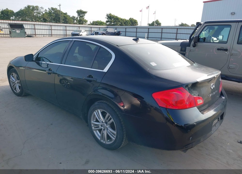 2012 INFINITI G37 JOURNEY VIN: JN1CV6AP9CM933103