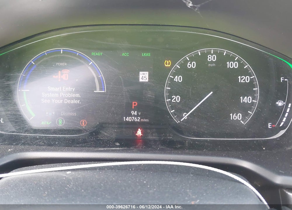 2018 HONDA ACCORD HYBRID VIN: 1HGCV3F14JA013752