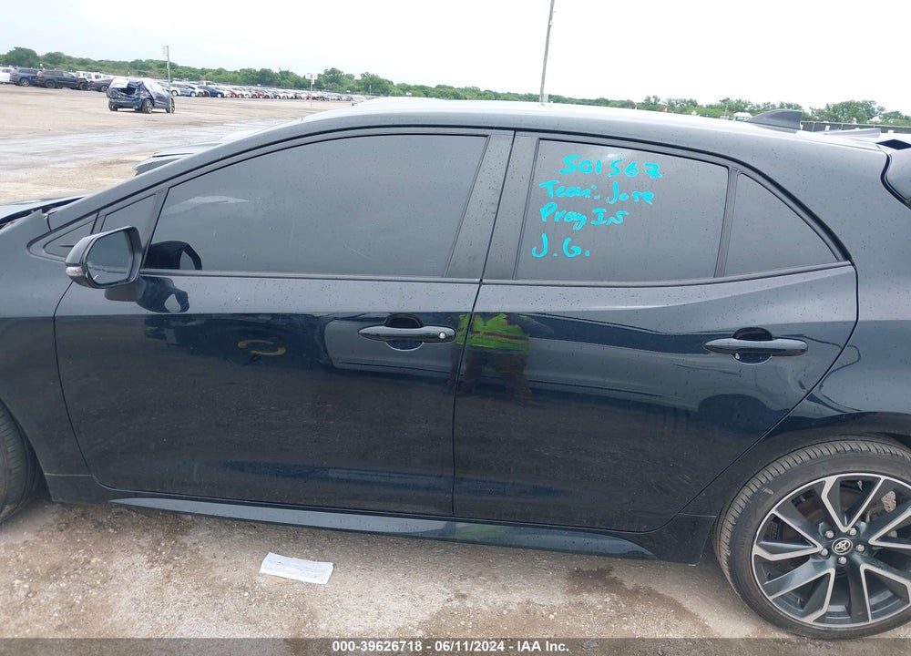 2022 TOYOTA COROLLA XSE VIN: JTNC4MBE6N3162833