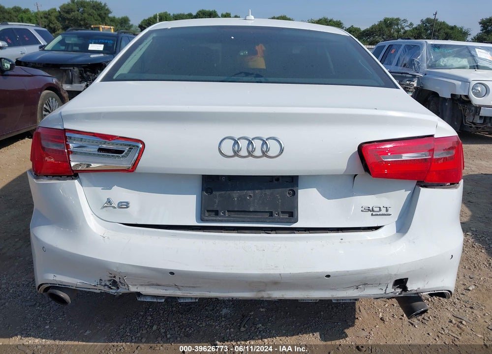 2013 AUDI A6 3.0T PREMIUM VIN: WAUJGAFC5DN063642