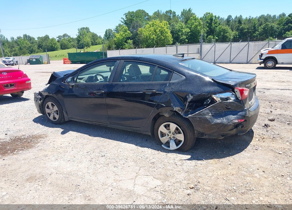 2017 CHEVROLET CRUZE LS AUTO VIN: 1G1BC5SM1H7254535