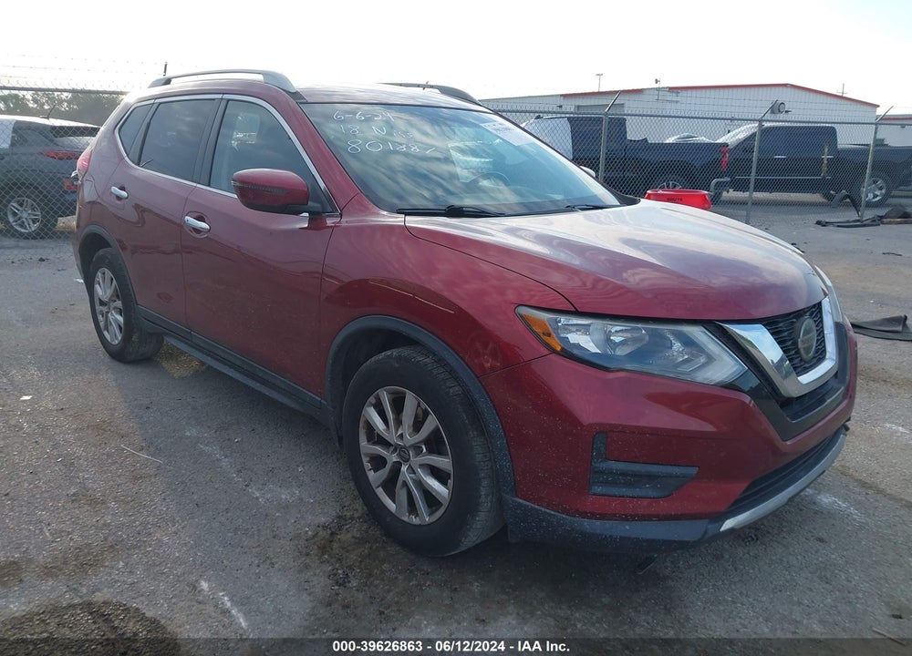 2018 NISSAN ROGUE SV VIN: 5N1AT2MT9JC801887