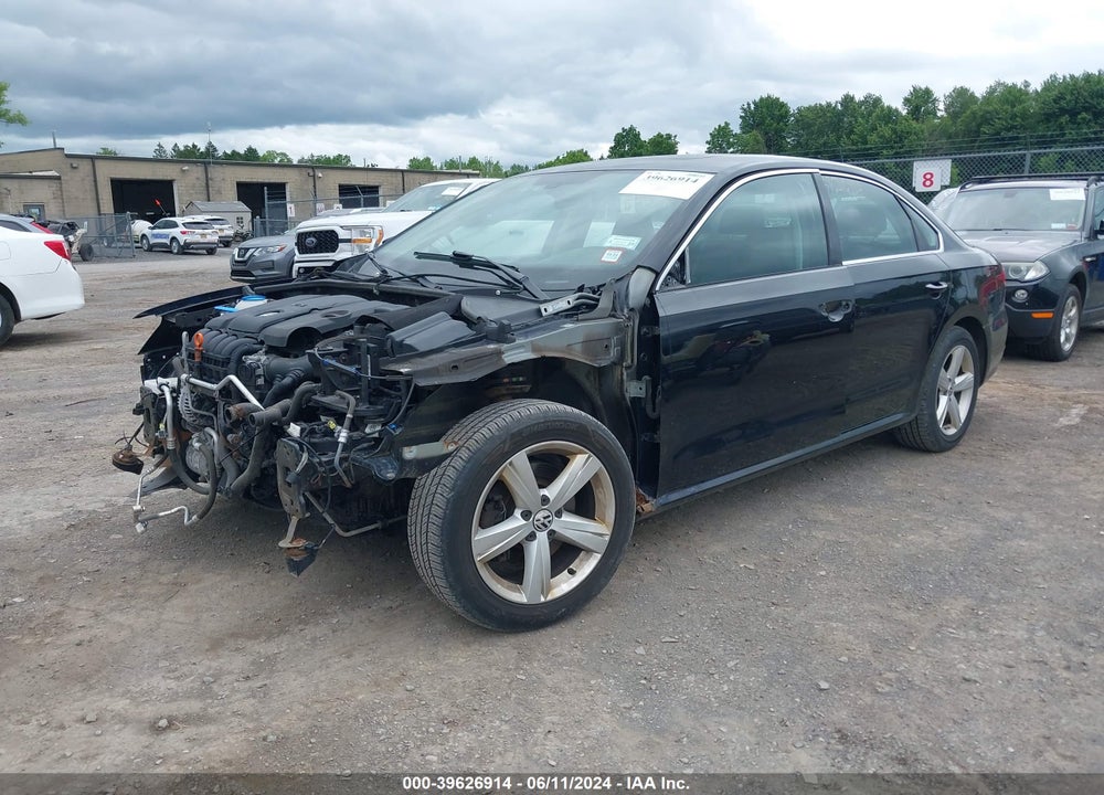 2013 VOLKSWAGEN PASSAT 2.5L SE VIN: 1VWBP7A33DC034604