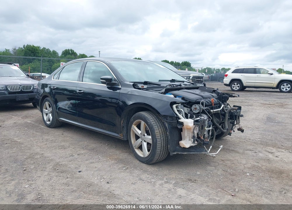 2013 VOLKSWAGEN PASSAT 2.5L SE VIN: 1VWBP7A33DC034604