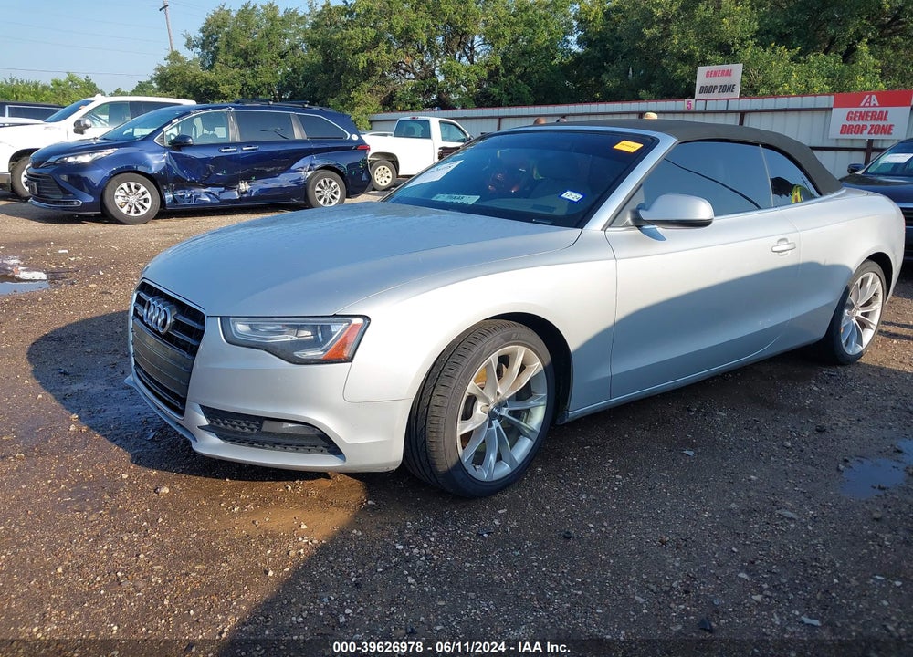 2013 AUDI A5 2.0T PREMIUM VIN: WAULFAFH1DN010590