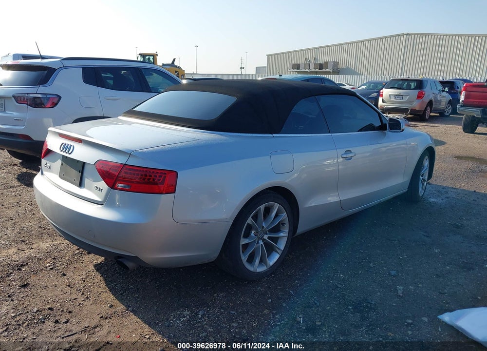 2013 AUDI A5 2.0T PREMIUM VIN: WAULFAFH1DN010590