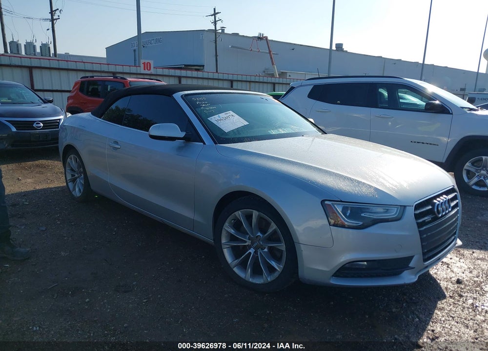 2013 AUDI A5 2.0T PREMIUM VIN: WAULFAFH1DN010590