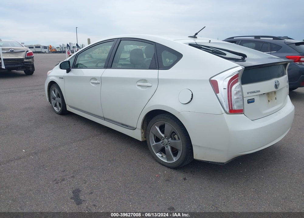 2013 TOYOTA PRIUS THREE SE VIN: JTDKN3DUXD1660023