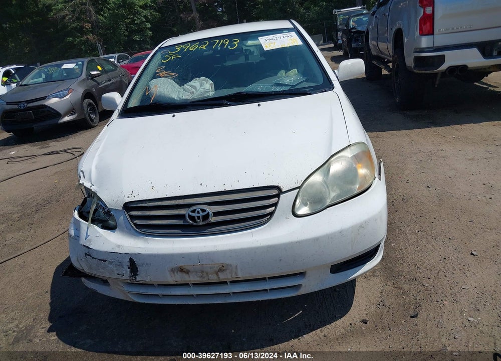 2004 TOYOTA COROLLA LE VIN: 2T1BR32E14C285652