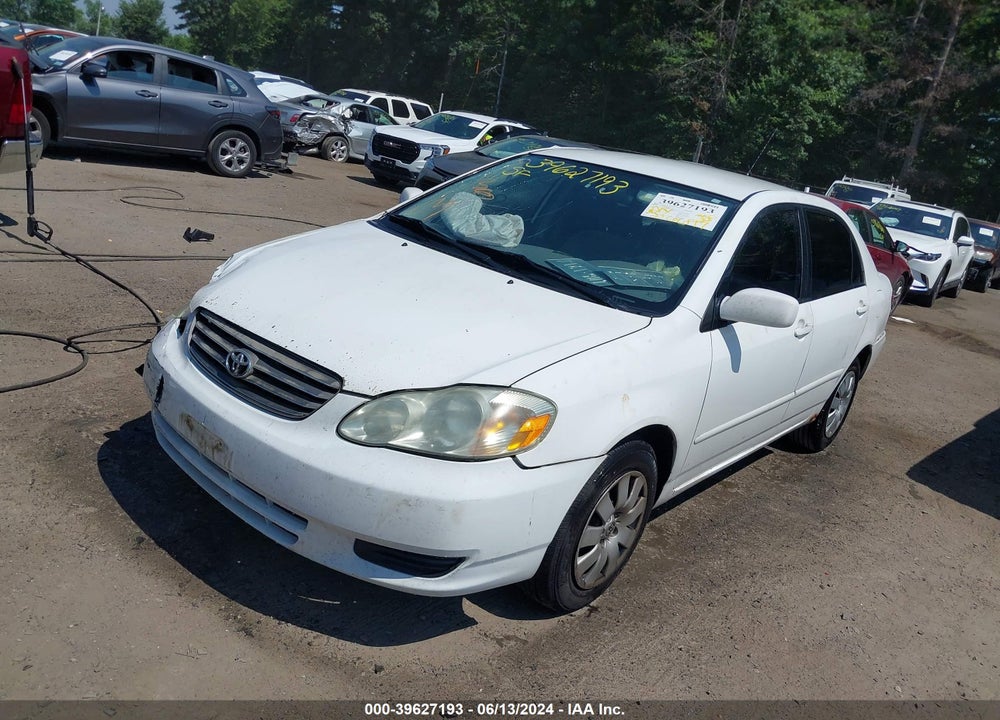 2004 TOYOTA COROLLA LE VIN: 2T1BR32E14C285652