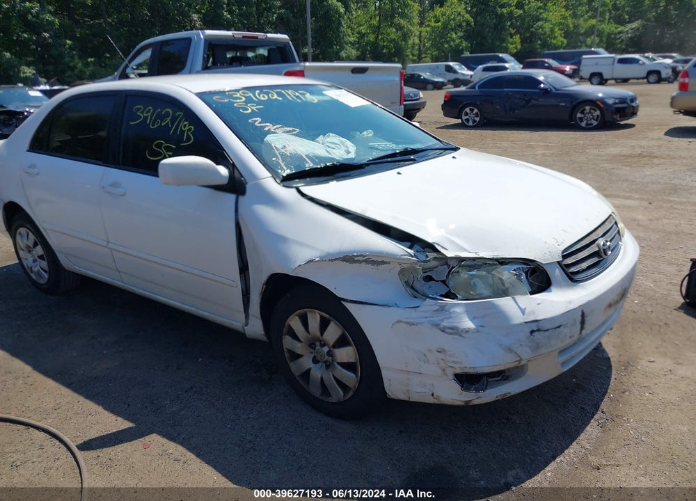 2004 TOYOTA COROLLA LE VIN: 2T1BR32E14C285652