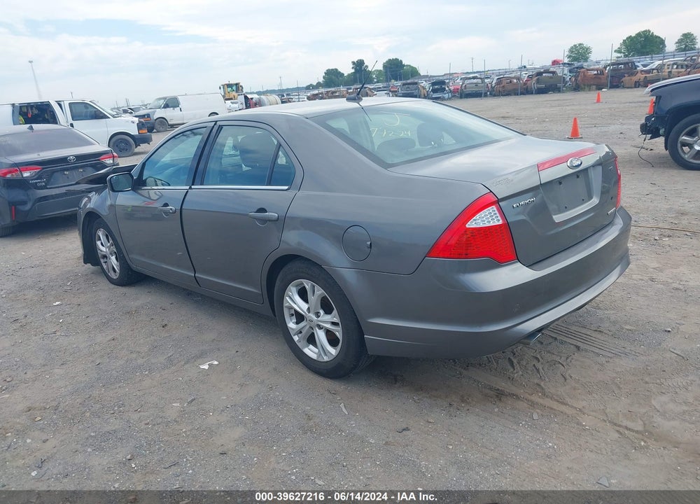 2012 FORD FUSION VIN: 3FAHP0HG2CR311441