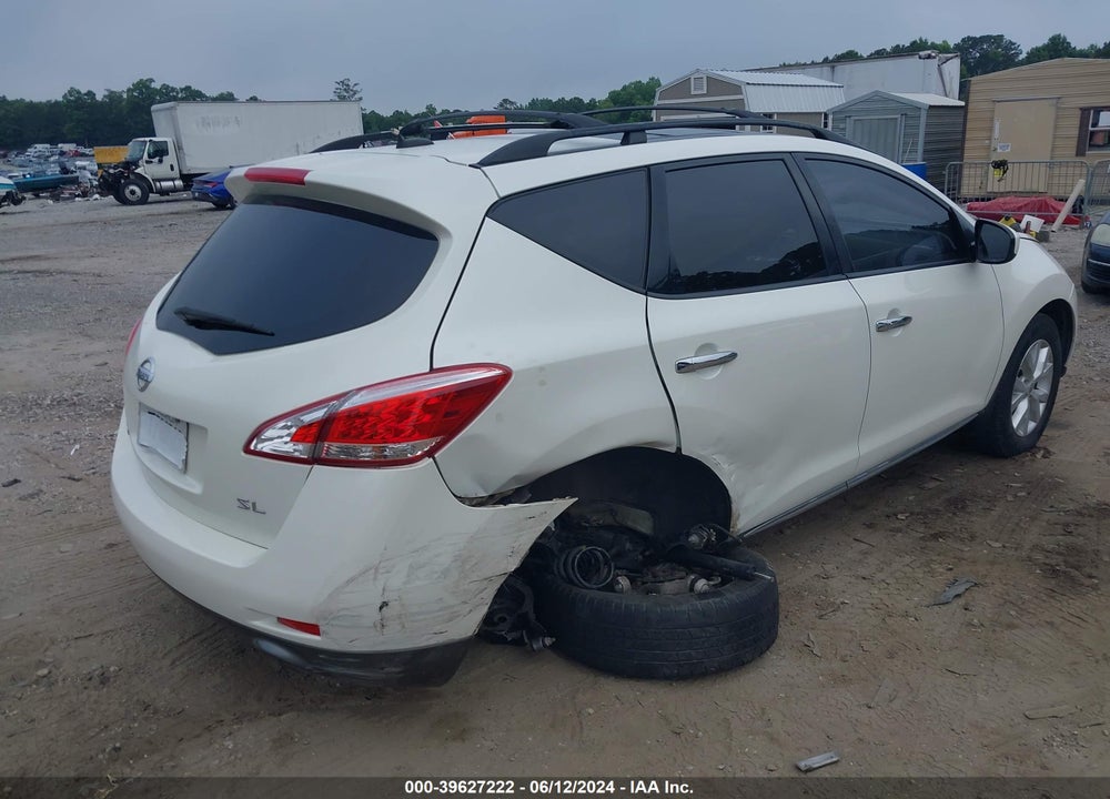 2013 NISSAN MURANO SL VIN: JN8AZ1MU8DW205280