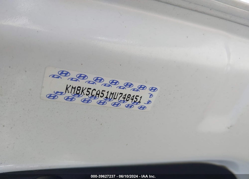 2021 HYUNDAI KONA ULTIMATE VIN: KM8K5CA51MU748451