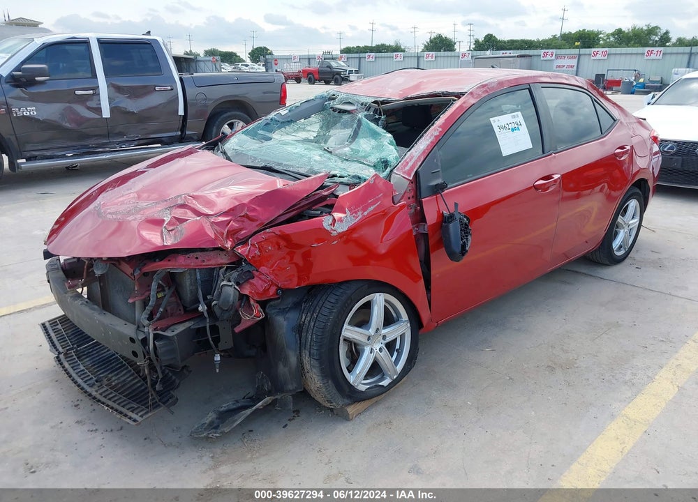 2017 TOYOTA COROLLA LE VIN: 5YFBURHE3HP694394