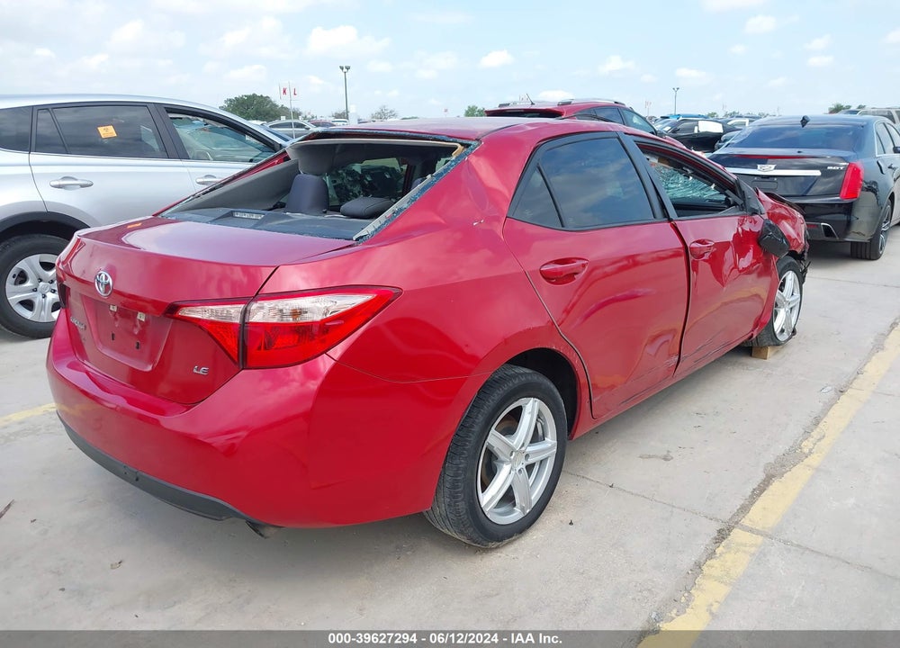 2017 TOYOTA COROLLA LE VIN: 5YFBURHE3HP694394