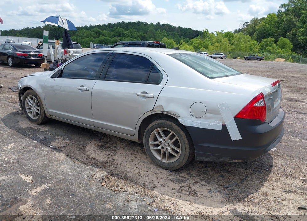 2011 FORD FUSION S VIN: 3FAHP0GAXBR344327
