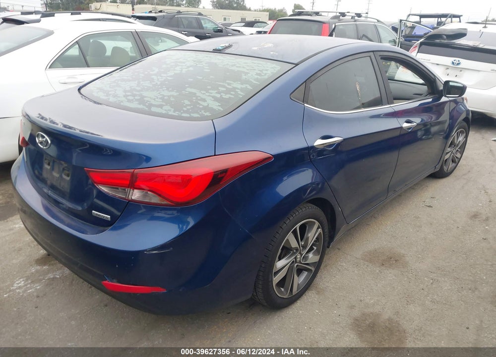 2015 HYUNDAI ELANTRA LIMITED VIN: 5NPDH4AE9FH557528