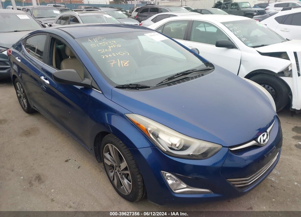 2015 HYUNDAI ELANTRA LIMITED VIN: 5NPDH4AE9FH557528