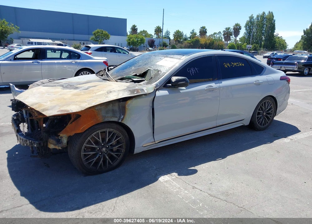 2018 GENESIS G80 3.3T SPORT VIN: KMHGN4JBXJU249502