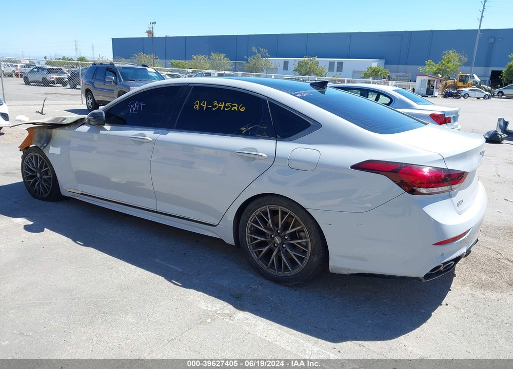 2018 GENESIS G80 3.3T SPORT VIN: KMHGN4JBXJU249502