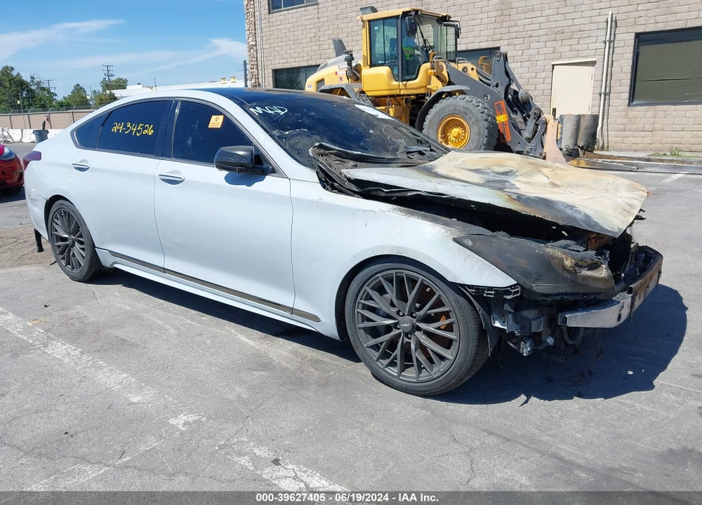 2018 GENESIS G80 3.3T SPORT VIN: KMHGN4JBXJU249502
