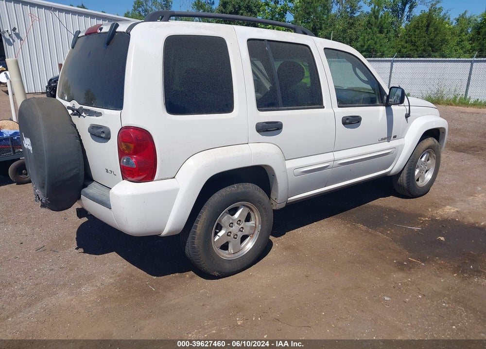 2002 JEEP LIBERTY LIMITED EDITION VIN: 1J4GK58K92W205211