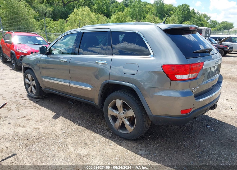 2012 JEEP GRAND CHEROKEE OVERLAND VIN: 1C4RJFCT8CC141155