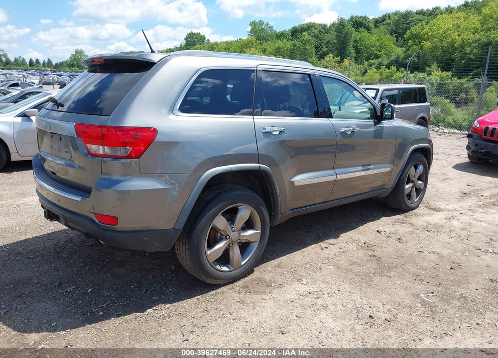 2012 JEEP GRAND CHEROKEE OVERLAND VIN: 1C4RJFCT8CC141155