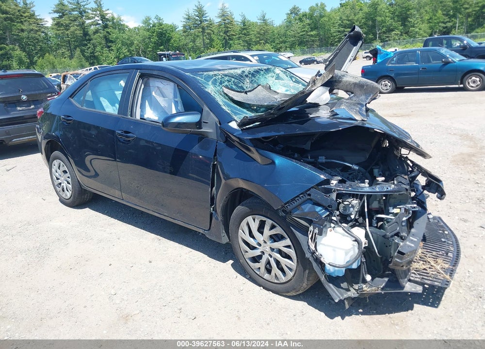 2019 TOYOTA COROLLA LE VIN: 2T1BURHEXKC195955