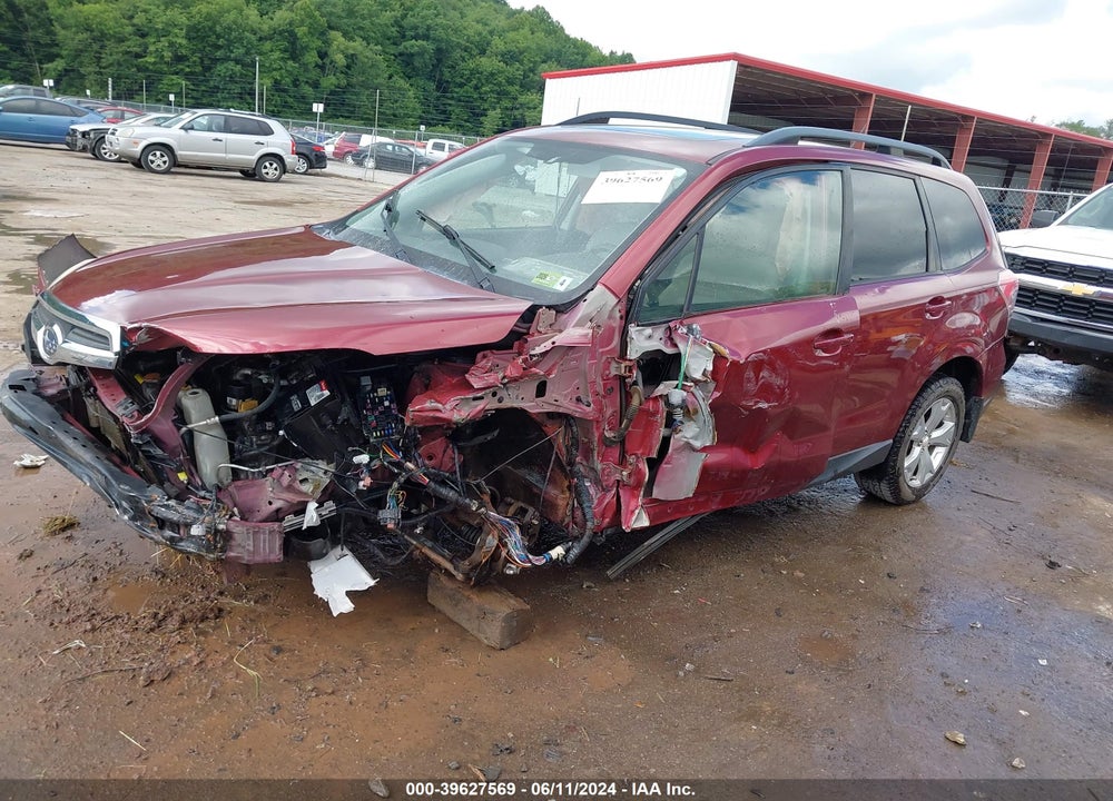 2015 SUBARU FORESTER VIN: JF2SJADC6FH502944