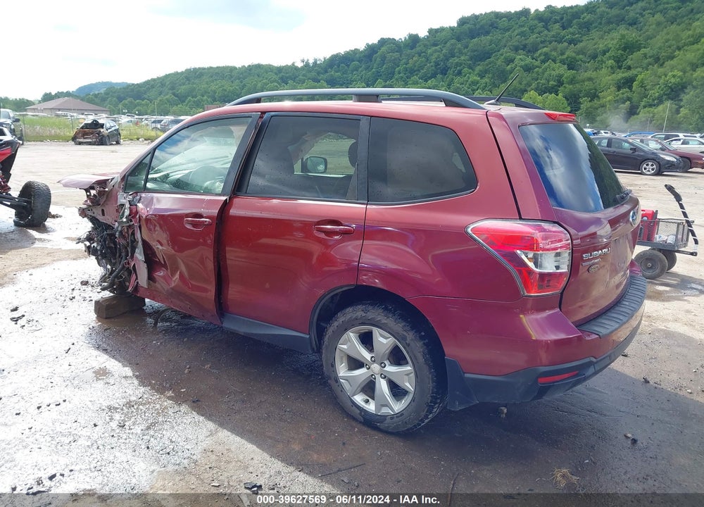 2015 SUBARU FORESTER VIN: JF2SJADC6FH502944
