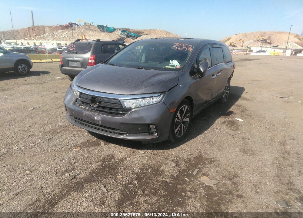 2022 HONDA ODYSSEY TOURING VIN: 5FNRL6H81NB023047