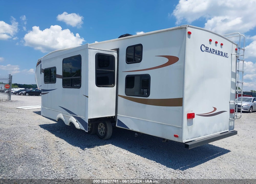 2012 FOREST RIVER CHAPPAREL 269BHS VIN: 5ZT3CLSB2CA305890