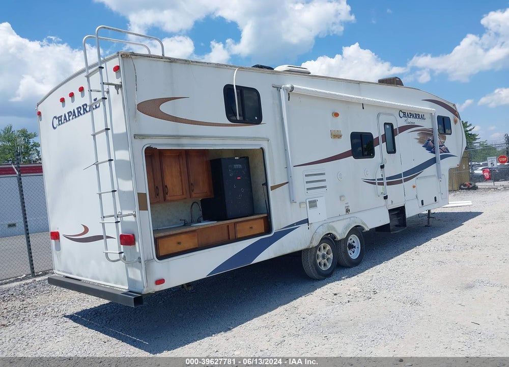 2012 FOREST RIVER CHAPPAREL 269BHS VIN: 5ZT3CLSB2CA305890