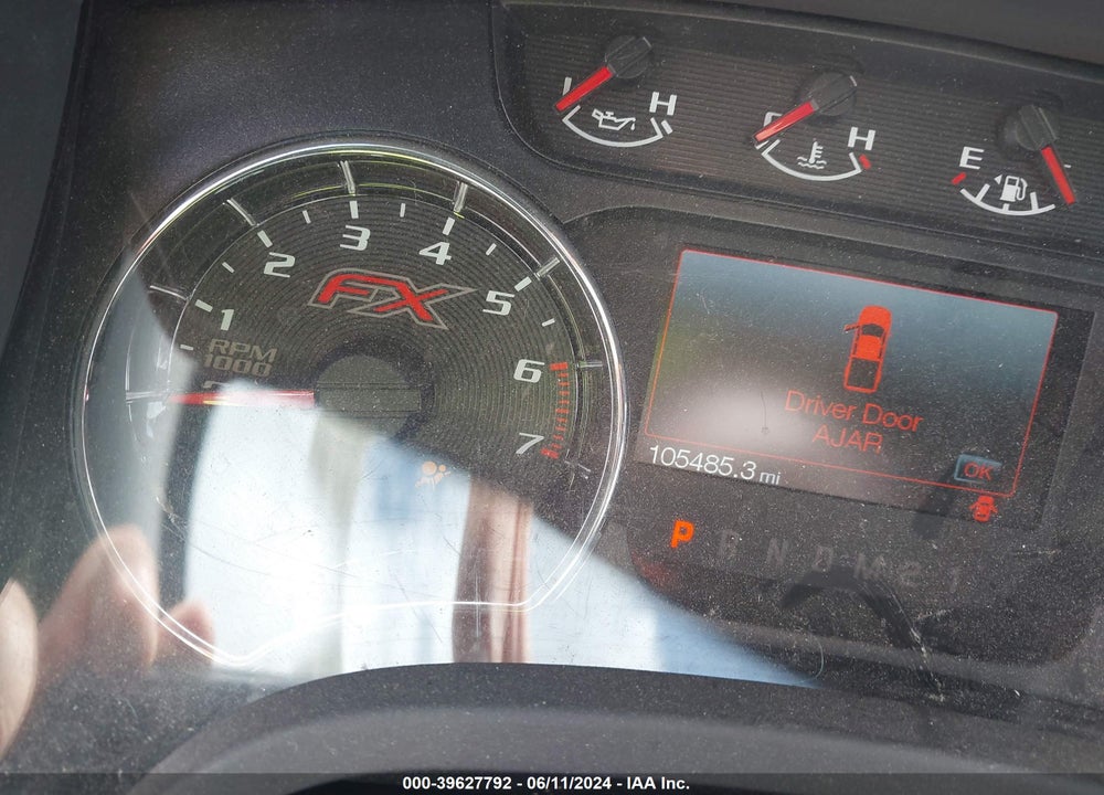 2012 FORD F-150 VIN: 1FTFW1EF6CFA37745