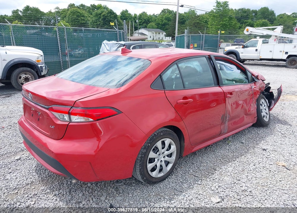 2021 TOYOTA COROLLA LE VIN: 5YFEPMAE8MP191049